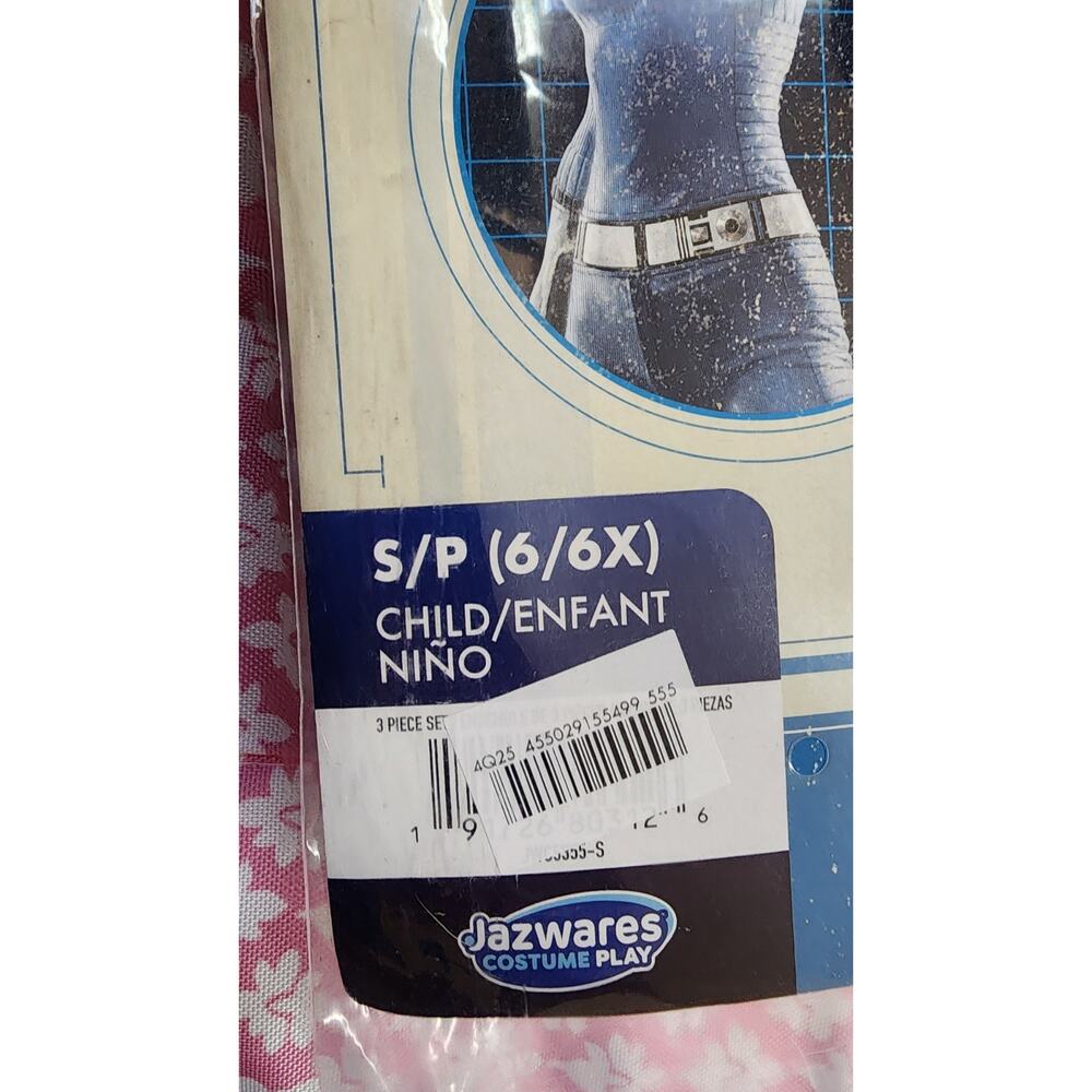 Child's DISNEY STORE MARVEL THE FANTASTIC 4 INVISIBLE WOMAN COSTUME Small 6/6X - Picture 5 of 5